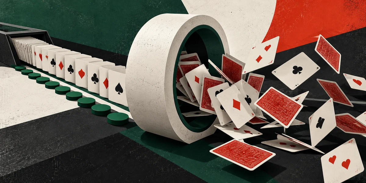 Ilustración del tema: ¿Se Puede Contar Cartas Online? La Realidad del Barajado