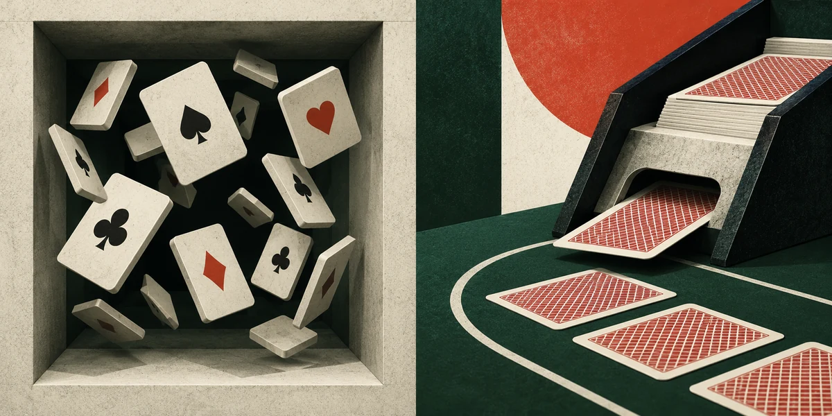 Ilustración del tema: RNG vs Crupier en Vivo: ¿A Qué Juego Estás Jugando?